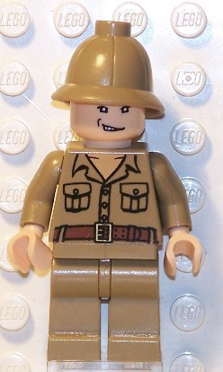 LEGO Minifigure-Rene Belloq-Indiana Jones / Raiders of the Lost Ark-iaj009-Creative Brick Builders